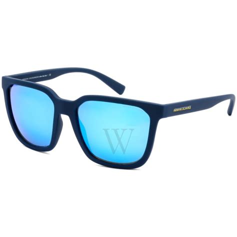 armani exchange blue sunglasses.